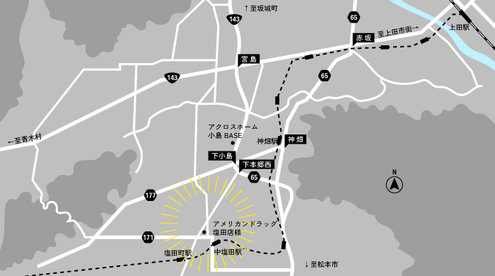 見学会場周辺地図